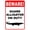 Warning Sign 2, variant on Beware! Guard Alligator On Duty Quote Aluminum Sign - 8"x12" Metal Safety Warning Sign for Outdoor Indoor Use