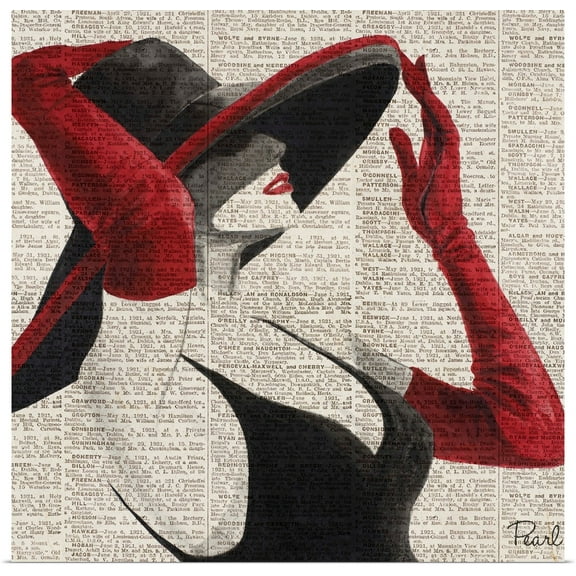 Great BIG Canvas | Rolled Urban Collection Poster Print entitled Women of Style Square I