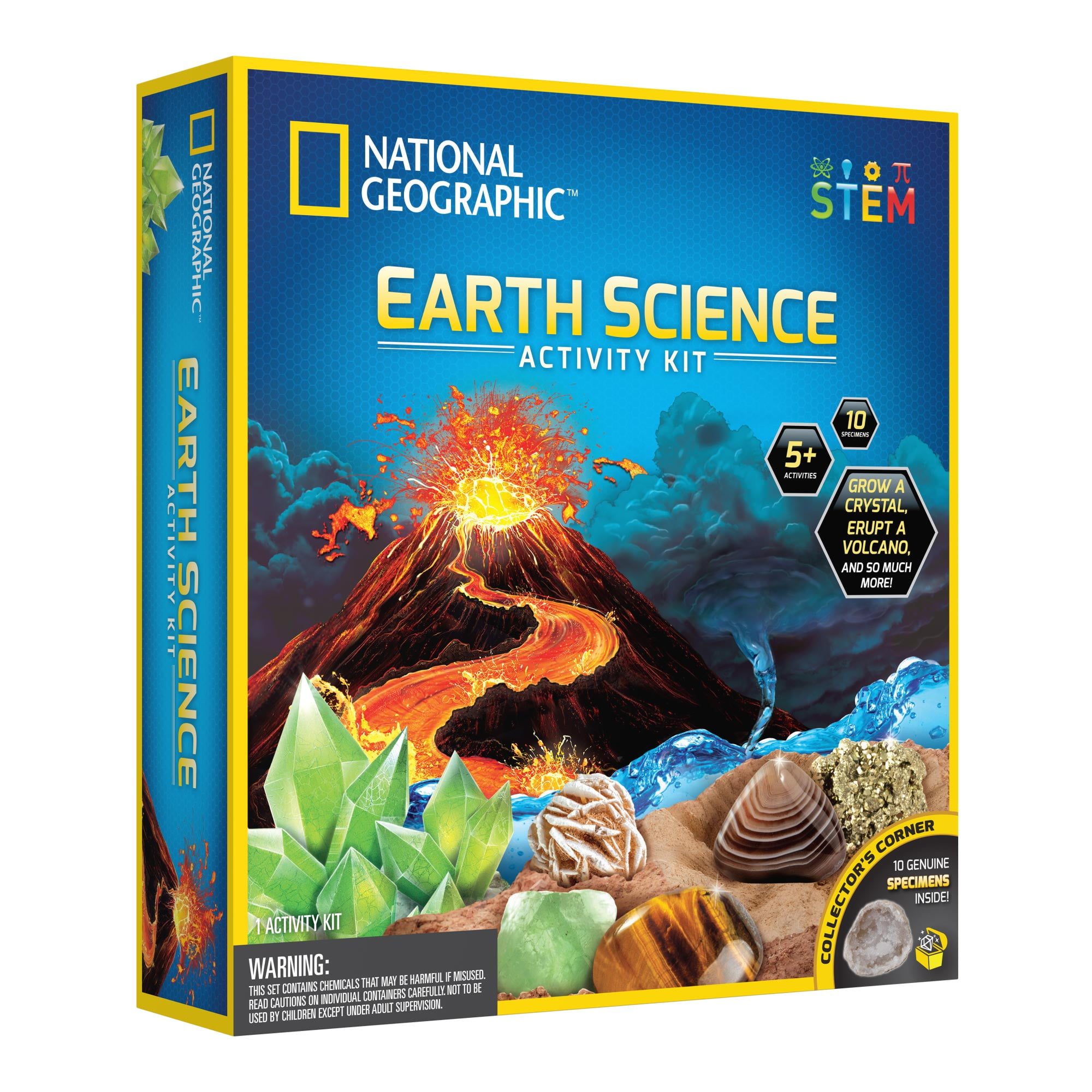 NATIONAL GEOGRAPHIC Ultimate Volcano Kit with Learning Guide 