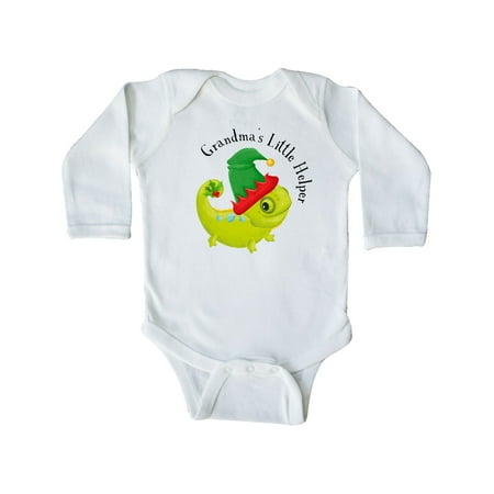 

Inktastic Grandma s Little Helper Ray Gift Baby Girl Long Sleeve Bodysuit