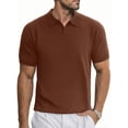 thumbnail image 2 of GENTS BLISS V Neck Men Polo Shirts Short Sleeve Knit T shirts for Men Casual Stretch Men Shirts, 2 of 7