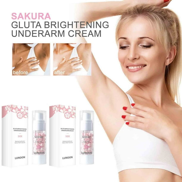 Crema para axilas con cápsulas de perlas iluminadoras Essence, 60 ml