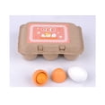 thumbnail image 4 of Juego De Simulación De Huevos De Madera, Juego De Cocina Para Niños, Juego De Simulación, Juego De Huevos De Comida De Madera, Juguetes Montessori De Educación Temprana Para Niños sonducket FN002634-00, 4 of 5