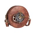 thumbnail image 2 of Bolso Bandolera Portátil de cuero PU Yinane Con Reloj Redondo Para Oficina, 2 of 8