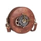 thumbnail image 2 of Bolso de hombro Steampunk Salvador con reloj redondo de piel sintética para mujer portátil, 2 of 10