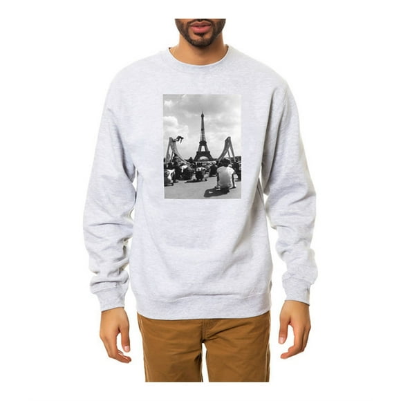 DOPE Mens The Skating In Paris Sweatshirt, Grey, Large