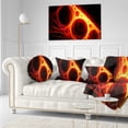 thumbnail image 3 of Designart Red Metal Construction - Abstract Throw Pillow - 12x20, 3 of 5
