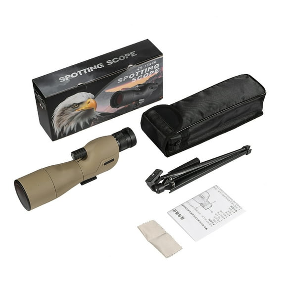 Spotting Scope Monocular Telescope with Adjustable Focusing Plastic Construction Outdoor Tool Perfect for Boys Girls