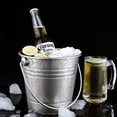 thumbnail image 4 of Nvzi Bucket Ice Metal Galvanized Buckets Steel Stainless Container-6.2*6.2inch, 4 of 4