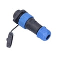 thumbnail image 2 of Waterproof Wire Plug, High Temperature Resistant Aviation Power Connector  Insulation AC250V 5A IP68 Protection Copper Contacts  For Electronic Equipments 8 Pin,9 Pin,10 Pin,12, 2 of 8