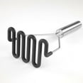 thumbnail image 3 of Tovolo Silicone Potato Masher (Black) - Meat Masher/Food Prep Tool with Ergonomic Design | High Heat Resistant | Non-Stick Kitchen Utensil, 3 of 4
