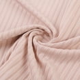 thumbnail image 4 of vigerkar Womens Oversized Deep V Neck Sweatshirts Casual Collared Long Sleeve Ribbed Knit Pullover Tops (Pink, L), 4 of 9