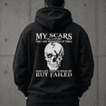thumbnail image 5 of Custom Year Generation X 1965-1980 My Scars Tell A Story Skull Hoodie Resilience Sarcastic Gift, 5 of 6