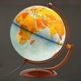 thumbnail image 2 of Waypoint Geographic Gibraltar Globe, 12" Illuminated Decorative World Globe, Up-to-Date Globe, Multidirectional View, Reference Globe, For Home and Office Decor, 2 of 2