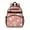 Colorful Mushroom Pattern-1, variant on Colorful Mushroom Pattern Pink Pattern Backpack for School,Cute School Bag,Schoolbag with Adjustable Shoulder Straps & Padded Back,15.25"x11.5"x5.25"
