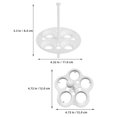 thumbnail image 2 of Moluckfu 4Ud Rejilla Plástica Para Hervir Huevos Con Universal Para Cocina En Hogar, 2 of 8