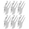 thumbnail image 4 of Divot Repair Tool,  Green Fork, 6Pcs Easy To Clean Lightweight Balls Marker  Club For Repairing Green Turf Cleaning Grooves, 4 of 8