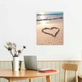 thumbnail image 2 of Nawypu  Wall Art Canvas Prints Beach Picture Painting Modern Wall Artwork Framed for Gifts Bathroom Home Kitchen Office Decor, 2 of 4