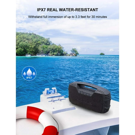 - AOMAIS GO MINI ,portable bluetooth speakers with waterproof ipx7 ,led light