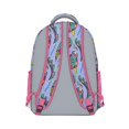 thumbnail image 3 of Chic Paisley Pattern School Backpack - Waterproof & Lightweight Bookbag with Padded Back Panel, 3 of 6