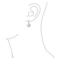 thumbnail image 3 of Bling Jewelry Womens Dangling Round Bead Ball Drop Earrings Silver 8MM Leverback, 3 of 5
