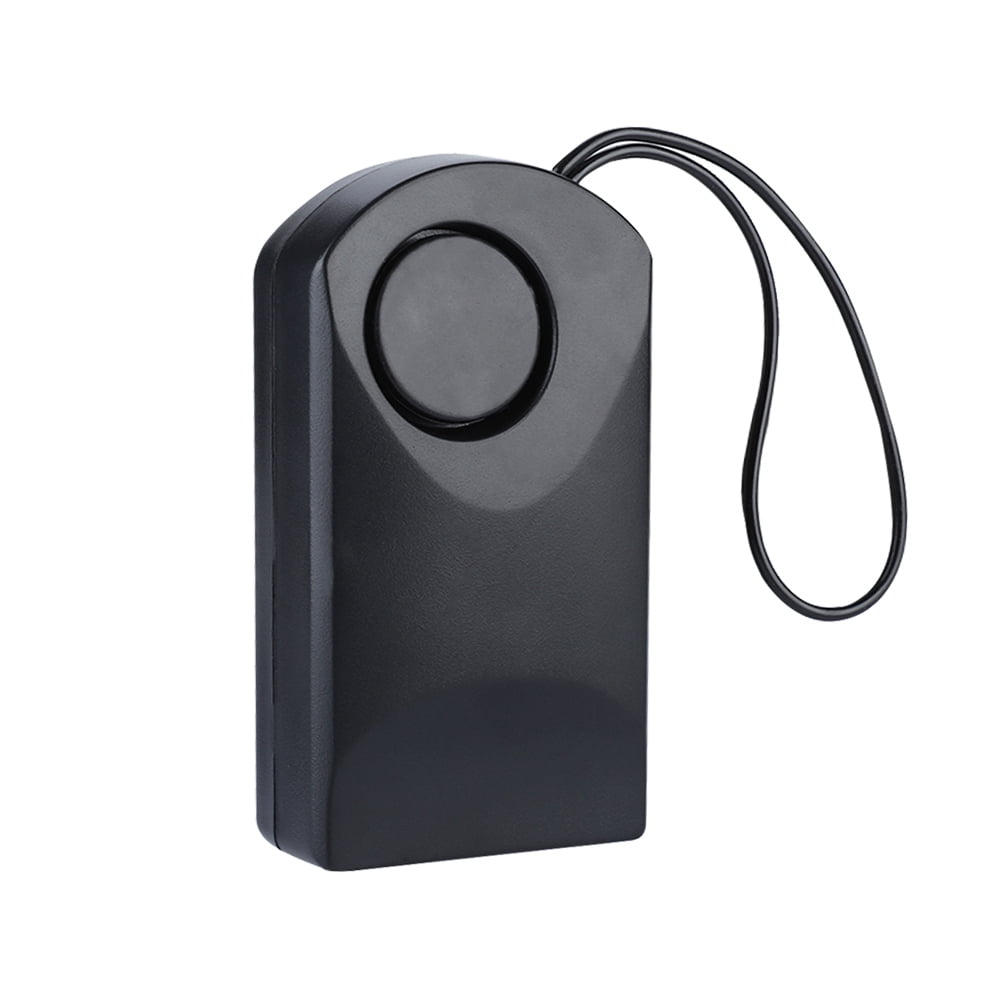 2PCS Wireless Battery Operated Door Alarm Door Handle Knob Hanging Alarm Motion Detector Black