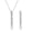 Always my daughter forever my friend, variant on Morse Code Necklace for Women LOVED Engraved Message Inspirational Vertical Bar Pendant Memory Jewelry Gifts for Family Friends