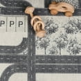thumbnail image 6 of BNM Country Road Kids Indoor Area Rug, 2' x 3', Ivory, 6 of 7