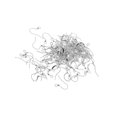 thumbnail image 3 of 100Piece Brass Earring Hooks Fish Hook Hook Dangle Earring Ear Wires French Wire Hooks White K, 3 of 8