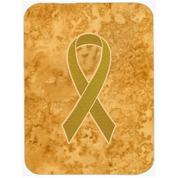 Gold Ribbon for Childhood Cancers Awareness Mouse Pad