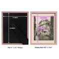 thumbnail image 4 of Vintage Views of Venice VI - Framed Print w/glass - Sunset Pink, 4 of 7