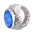 thumbnail image 1 of Anillo de dedo ovalado especial de cuarzo, elegante y moderno, para hombre y mujer (azul), 1 of 7