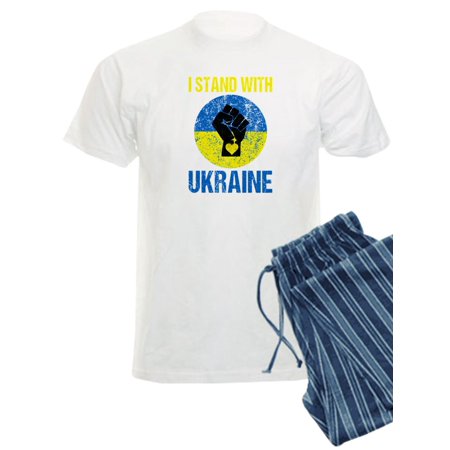 

CafePress - Support Ukraine I Stand With Ukraine P Pajamas - Men s Light Pajamas
