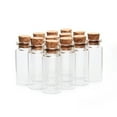 thumbnail image 2 of U8MO 0.5~15ML Mini Small Cork Stopper Glass Vial Jars Containers Bottle Drift Bottle-2.5ml-50pcs, 2 of 8