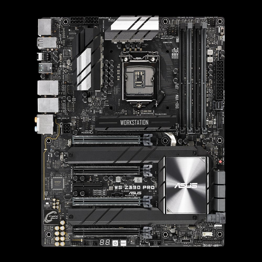 ASUS AMD AM4 Pro WS X570-Ace ATX Workstation Motherboard with 3 