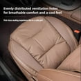 thumbnail image 3 of Breathable Nappa Leather Car Seat Cushion - All-Season Lumbar Support for Most Vehicles, 3 of 11