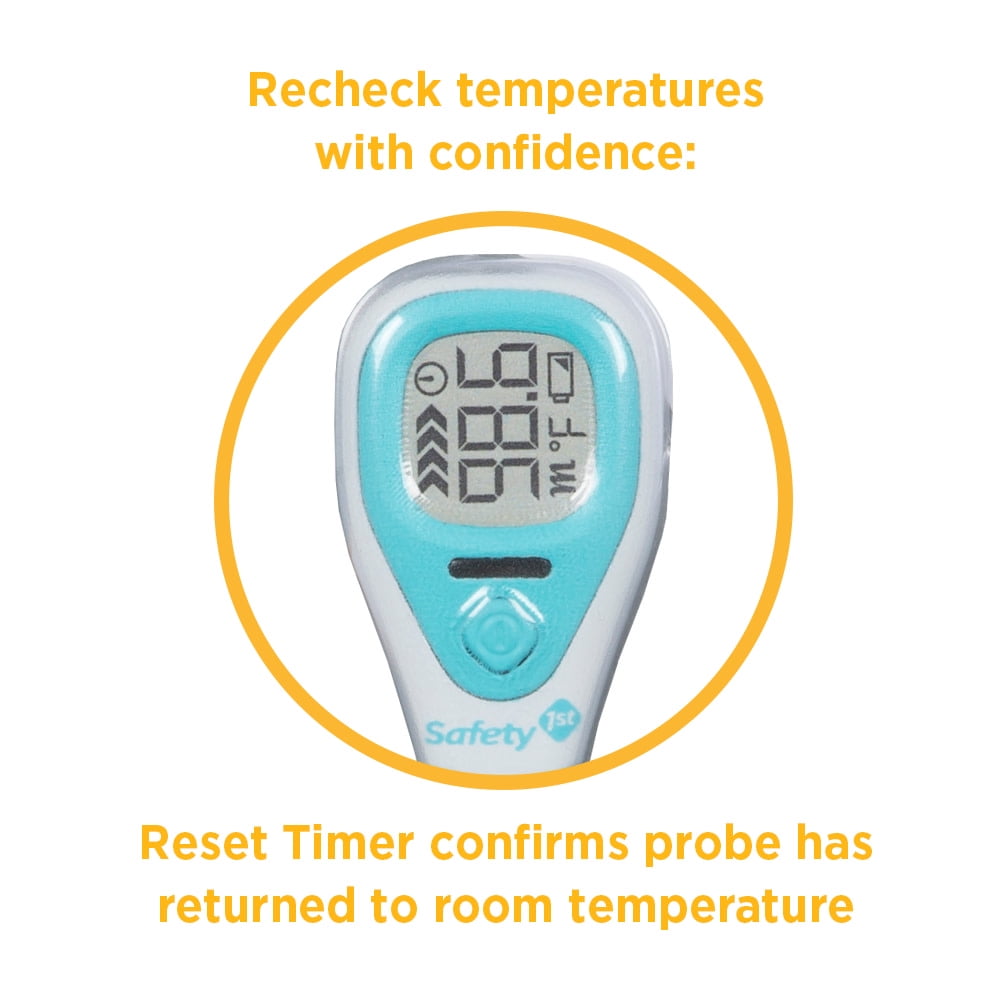 Safety 1ˢᵗ Quick Read 2-in-1 Thermometer, Aqua