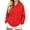 C-Red118, variant on DHFJKG Oversized Zip Up Hoodie Women Drawstring Long Sleeve Hooded Sweatshirts Casual Track Jackets