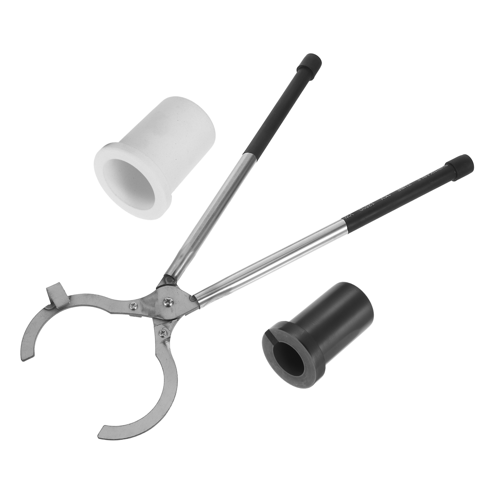 OUNONA 1Set High Purity Graphite Crucible for Metal Smelting with Safe Handling Casting Tongs