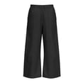 thumbnail image 4 of CYRBOKO Boys Cargo Pants 14-16, Casual Fall Winter Elastic Waist Relaxed Fit Athletic Pants Black Size, 4 of 7