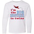 thumbnail image 3 of Inktastic I'm the Big Brother to Twins. Long Sleeve Youth T-Shirt, 3 of 5