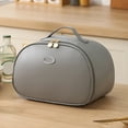 thumbnail image 1 of Fiudx Bolsa Aislante para Lonchera, Diseño Portátil E Impermeable, Gran Capacidad para Comidas, Aislamiento con Control de Temperatura, para Uso En Oficina y Escuela, Elegante, Verde, Beige y Gris, T, 1 of 6
