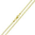 thumbnail image 1 of 14K Gold Plated Sterling Silver Cuban Pave Chain Necklaces 3MM-10.5MM, Solid 925 Italy, Next Level Jewelry, 1 of 7
