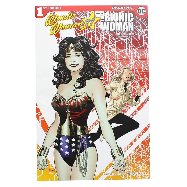 Cómic Wonder Woman del 77 conoce a la mujer biónica #1