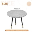 thumbnail image 2 of Round Table Cover, Round Fitted Tablecloth with Elastic Edge Picnic Table Cloth for Patio Dining Camping Outdoor Fits 28"-35", Gray, 2 of 6