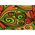 thumbnail image 1 of Ahgly Company Machine Washable Indoor Rectangle Transitional Dark Golden Rod Brown Area Rugs, 5' x 7', 1 of 7