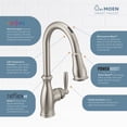 thumbnail image 4 of Moen 7185Evsrs Spot Resist Stainless One-Handle Pulldown Kitchen Faucet, 4 of 5