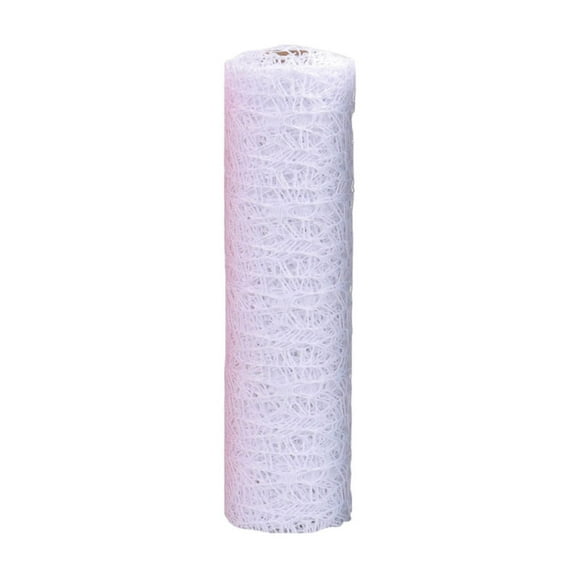 Polyethylene Mesh Ribbon Roll for Craft & Flower Arranging - 28x457cm Tulle Fabric Display Packing, Children's Decoration Material