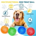 thumbnail image 2 of Juguete para perros SHARLOVY Squeaky Balls para perros pequeños de 7,6 cm, 4 colores, 2 of 9