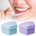 thumbnail image 4 of Soak Rinsing False Teeth Box Oral Supplies Orthodontic Brace Container, 4 of 8